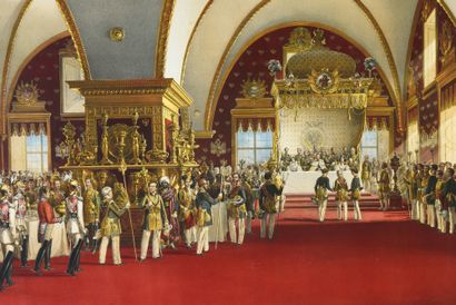 TIM VASSILI FÉODOROVITCH (1820-1895). Banquet du couronnement de l'empereur Alexandre...