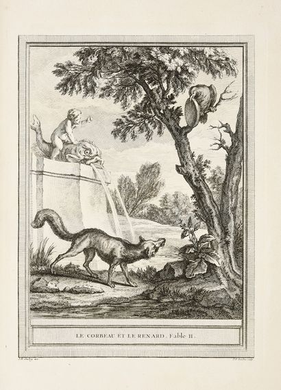 LA FONTAINE Jean de Fables choisies... Paris, Desaint & Saillant et Durand, 1755-1759.
4...