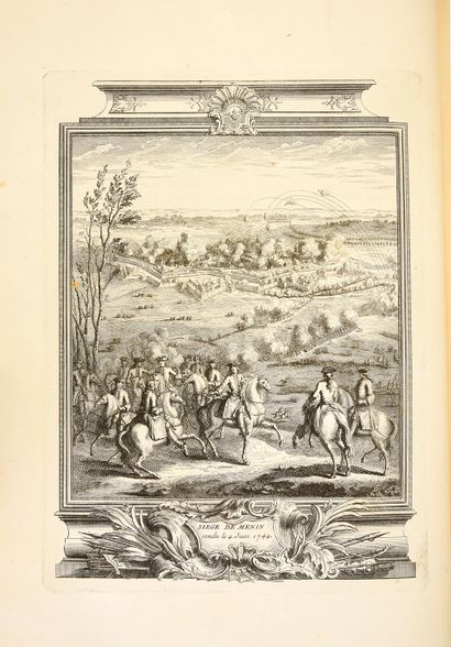 DUMORTOUS Pierre History of the conquests of Louis XV... Paris, De Lormel, 1759.
In-folio,...