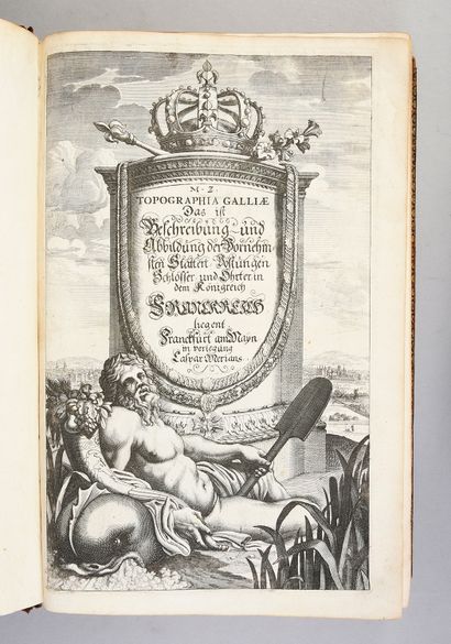 ZEILLER Martin & Mathias MERIAN Topographia Galliæ... Francfort, Caspar Merian, 1655-1661.
13...