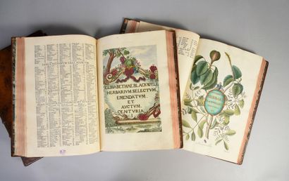 BLACKWELL Elizabeth Herbarium Blackwellianum... Nuremberg, Johann Josef Fleischmann,...