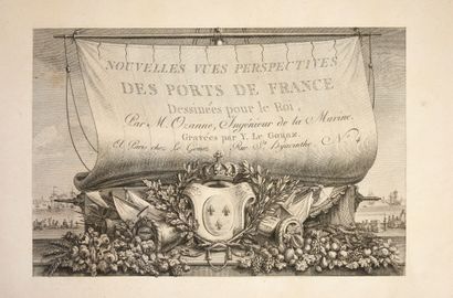 OZANNE Nicolas-Marie Nouvelles vues perspectives des ports de France... Paris, Le...