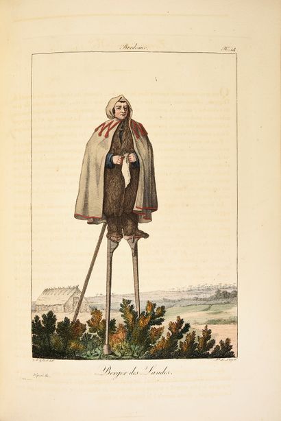 GÉRAUD Edmond 
Collection of the various costumes of the inhabitants of Bordeaux...