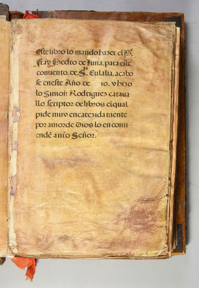 null Graduel espagnol de la fin du xviiesiècle.
Manuscrit grand in-folio à l'encre...