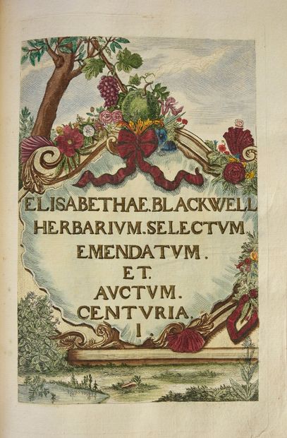 BLACKWELL Elizabeth Herbarium Blackwellianum... Nuremberg, Johann Josef Fleischmann,...