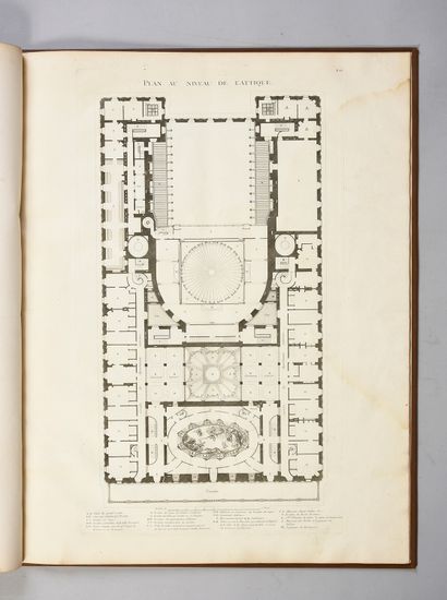 LOUIS Victor Salle de spectacle de Bordeaux. Paris, l'auteur et Esprit, 1782.
In-plano,...