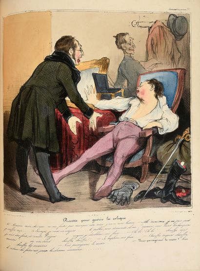 DAUMIER Honoré & Charles PHILIPON 
Les cent Robert-Macaire. Paris, Au bureau du Journal...