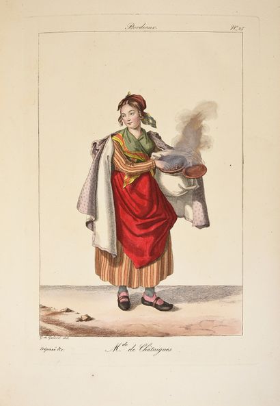 GÉRAUD Edmond 
Collection of the various costumes of the inhabitants of Bordeaux...