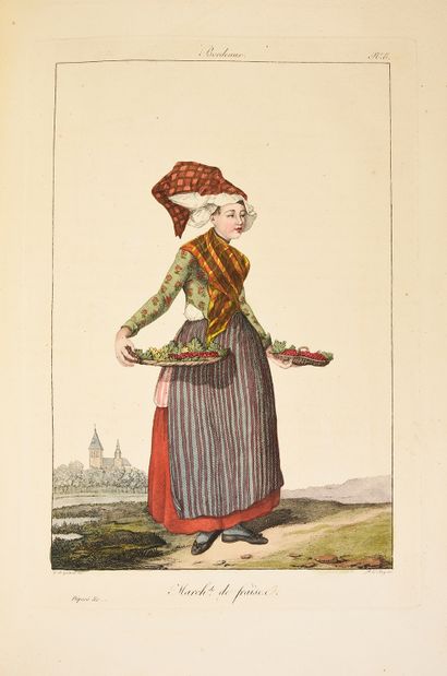 GÉRAUD Edmond 
Collection of the various costumes of the inhabitants of Bordeaux...