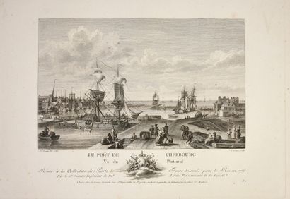OZANNE Nicolas-Marie Nouvelles vues perspectives des ports de France... Paris, Le...
