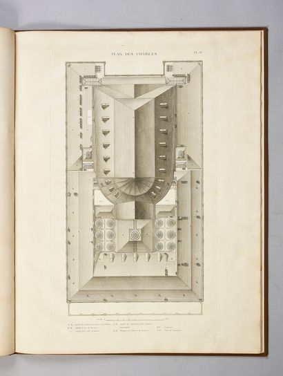 LOUIS Victor Bordeaux's auditorium. Paris, l'auteur et Esprit, 1782.
In-plano, 50...