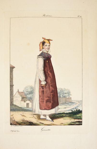 GÉRAUD Edmond 
Collection of the various costumes of the inhabitants of Bordeaux...