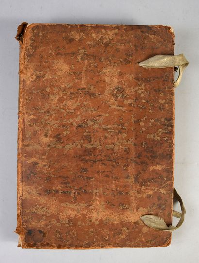 BORDELAIS Registre contenant les mariages des seigneurs possédant la terre de Certes.
In-folio,...