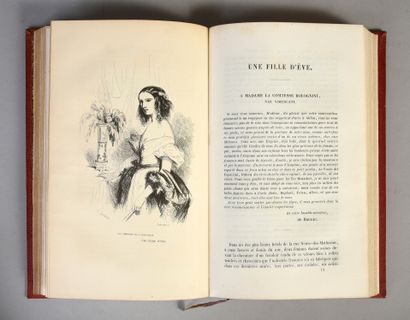 BALZAC Honoré de Oeuvres complètes... Paris, Furne, J.-J.Dubochet et cie, J.Hetzel...