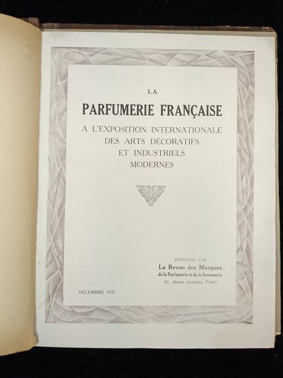 null Revue des marques « La Parfumerie Française à l’Exposition International des...