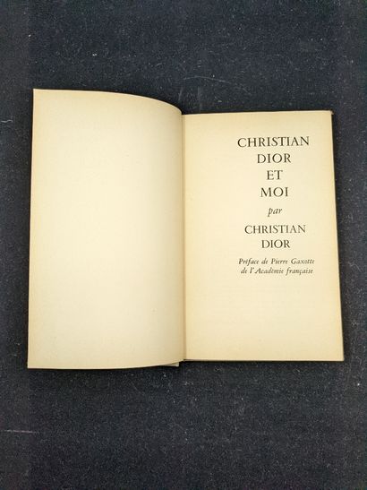 null CHRISTIAN DIOR

Livre « Christian Dior et moi » par Christian Dior, « Le Livre...