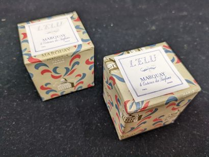 null MARQUAY « L’Elu » - (Années 1950)

Deux diminutifs parfums présenté dans leurs...