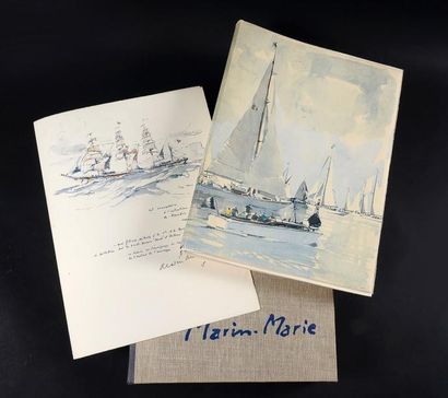 Marin MARIE (1901-1987) Livre d'or du Yachting, Grands coureurs et plaisanciers,...