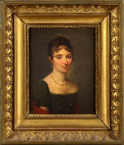 Ecole FRANCAISE du XIXe siècle, entourage de Louis Léopold BOILLY Portrait de femme...
