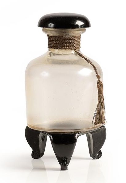 ROSINE (PAUL POIRET) «Maharadja» - (années 1910) Rare et curieux flacon en verre...