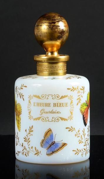 GUERLAIN «L'Heure Bleue» - (1912) Luxueux flacon édité par la maison Cristal & Bronze...