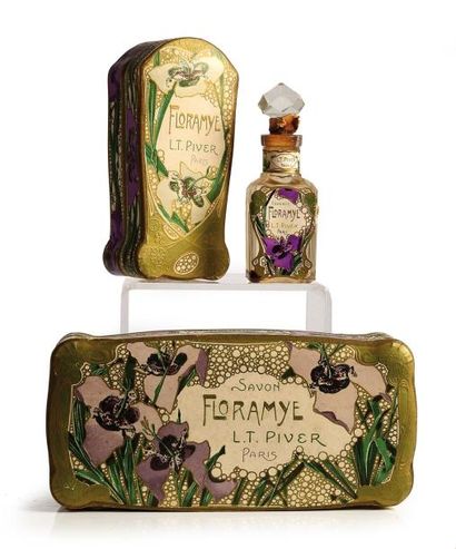 L.T.PIVER «Floramye» - (années 1910) Présenté dans son coffret en carton gainé de...