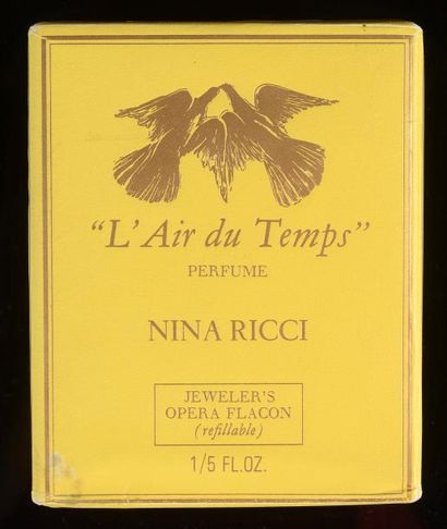 NINA RICCI «L'Air du Temps» - (1948) Neuf dans son coffret en daim, flacon «bijou»...