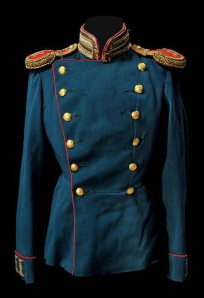 null Veste d'uniforme d'officier du 117ème régiment d'infanterie Yaroslav, en drap...