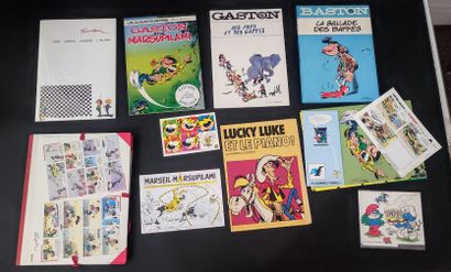 FRANQUIN LOT OF FIFTEEN VOLUMES, including advertising and cartoons:
La Fantastica...