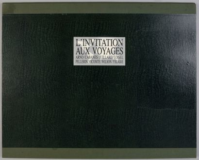 null INVITATION TO TRAVEL.
Portfolio HC 34/40 copies composed of 8 color serigraphs...