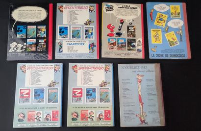 FRANQUIN COLLECTION SPIROU AND FANTASIO ROUND BACK. Set of 24 albums (Tomes 1 to...