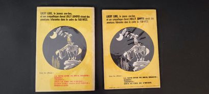 MORRIS LUCKY LUKE, SET OF TWO FIRST EDITIONS.
Under the Western sky, paperback album...