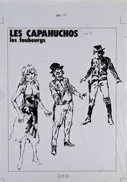 MARCELE, PHILIPPE (1943) LES CAPAUCHOS TOME 2, LES FAUBOURGS (1984).
Ensemble exceptionnel...