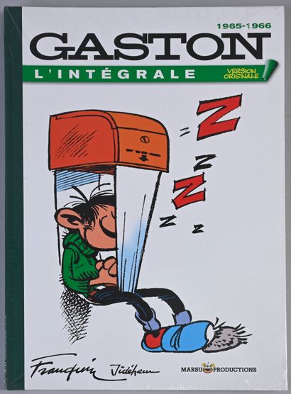 FRANQUIN GASTON. COLLECTION L'INTEGRALE VERSION ORIGINALE GRAND FORMAT MARSU EDITIONS,...