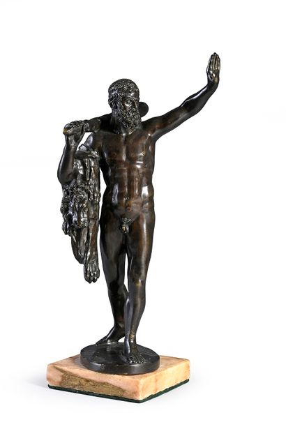Italie, XIXe siècle, d'après le modèle du Maître de Ciechanowiecki Hercules
Sculpture...