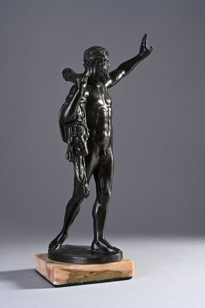 Italie, XIXe siècle, d'après le modèle du Maître de Ciechanowiecki Hercule
Sculpture...