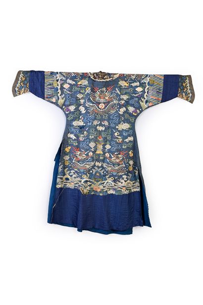 Robe jifu en kesi, XIXe siècle, robe en tissage...