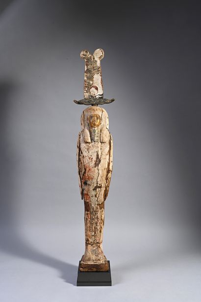 Grande statuette représentant Ptah-Sokar-Osiris...