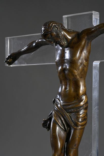 null Christ en bronze, d'après un modèle de Guglielmo Della Porta.
Italie, début...