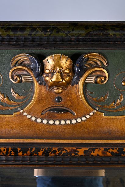 Maison Franck - Anvers Tortoise shell veneer mirror and gilded wood.
Beginning of...