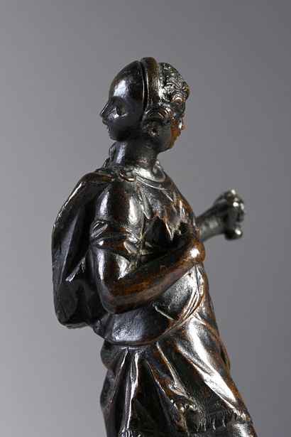 D'après Girolamo Campagna ou Tiziano Aspetti Allegory of Prudence
Bronze.
Italy,...