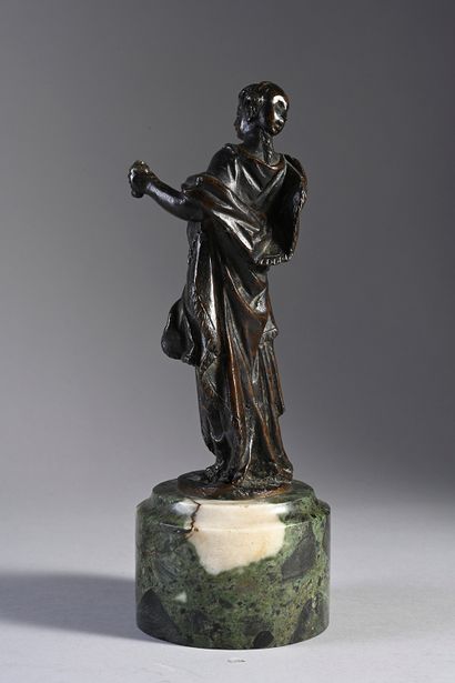 D'après Girolamo Campagna ou Tiziano Aspetti Allegory of Prudence
Bronze.
Italy,...
