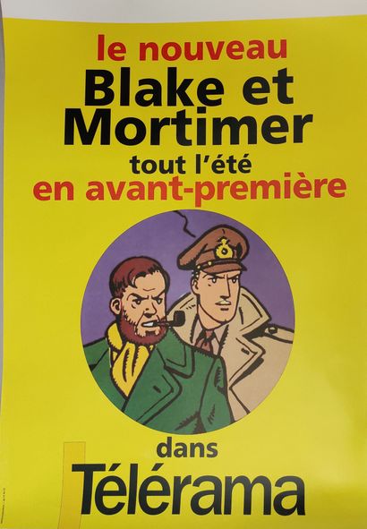 null COLLECTIF. Affiches. 
Lot d'une dizaine d'affiches bande dessinée parmi lesquelles...