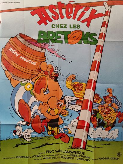 null UDERZO : Set of posters of the animated films Asterix including : 
-Asterix...