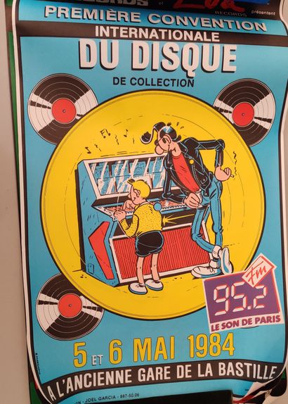 null COLLECTIF. Affiches. 
Lot d'une dizaine d'affiches bande dessinée parmi lesquelles...