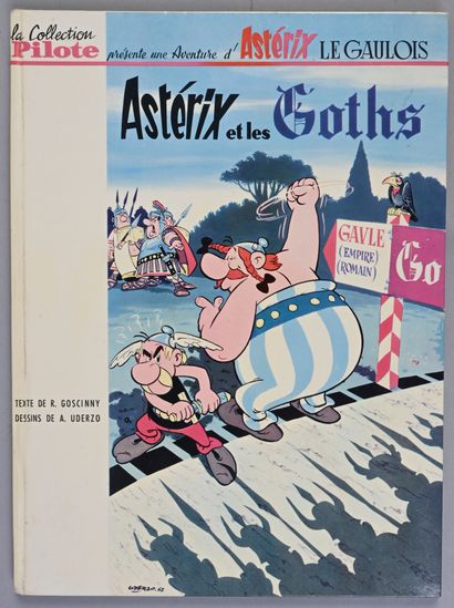 null UDERZO. GOSCINNY. Astérix et les Goths. Réédition dos blanc 3ème trimestre 1963...