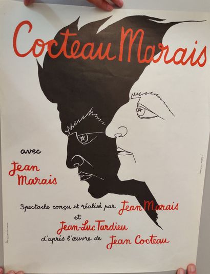 null COLLECTIF. Ensemble d'Affiches Théâtre / Cinéma comprenant : 
Affiche Cocteau...