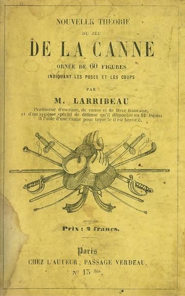 null Livre. «Nouvelle théorie du jeu de la Canne» par M. Larribeau l'un des survivants...