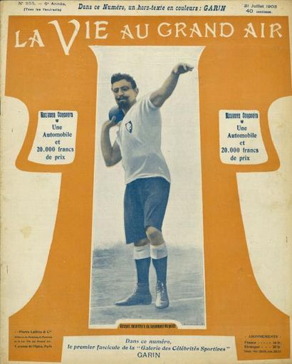 null Lot de 120 numéros de la revue La Vie au Grand Air entre 1901 et 1914. Certains...