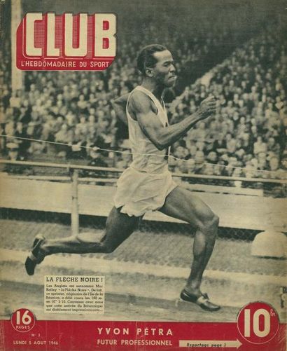 null Lot de 10 numéros de la revue Club pour l'année 1946/47 et de 35 numéros de...